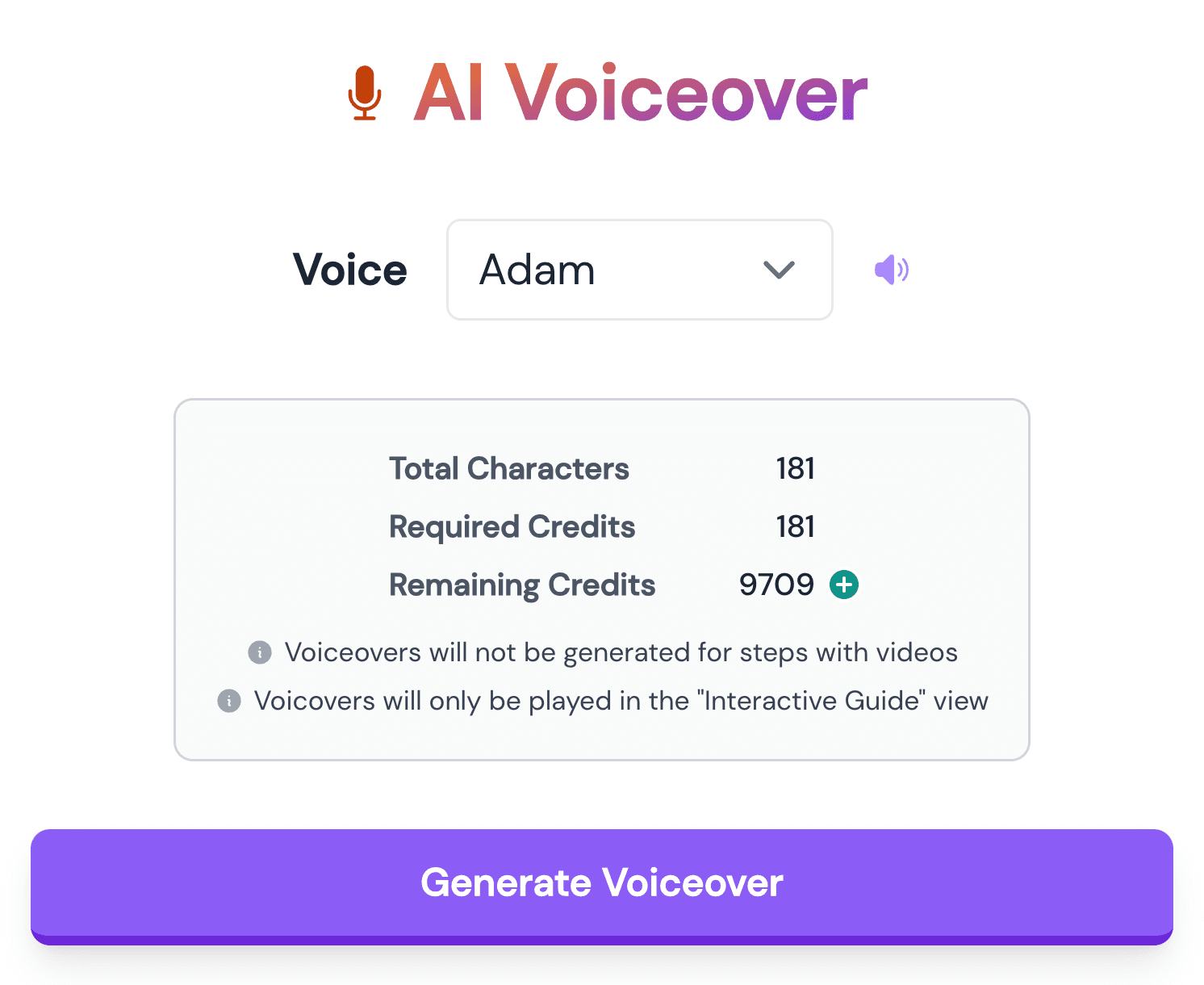 Why use AI Voiceover?