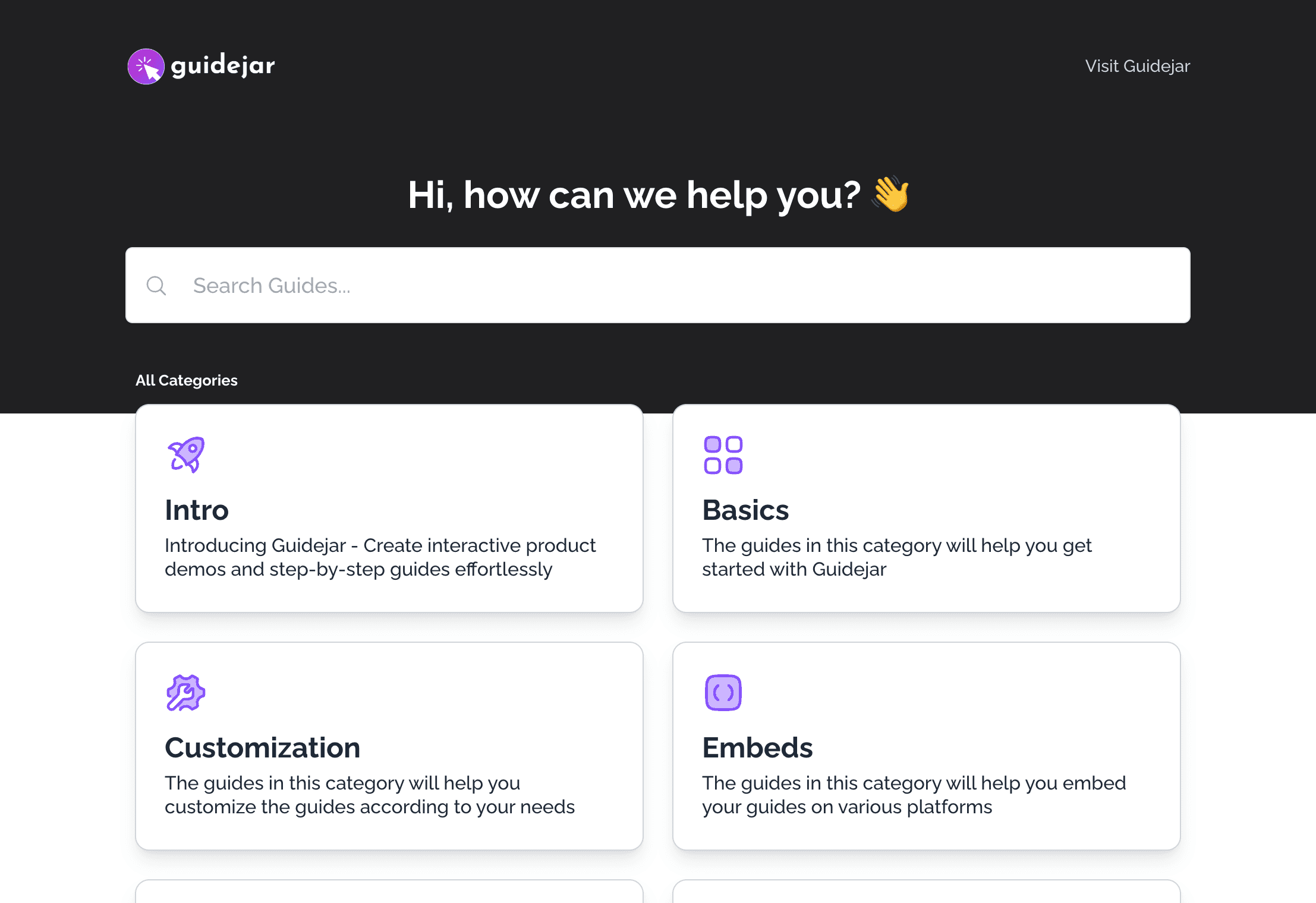 Guidejar app